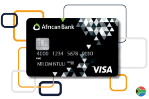 credit card african bank black visa - za